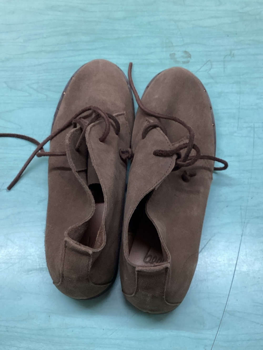 beek Olive Green Suede Slip-On Shoe